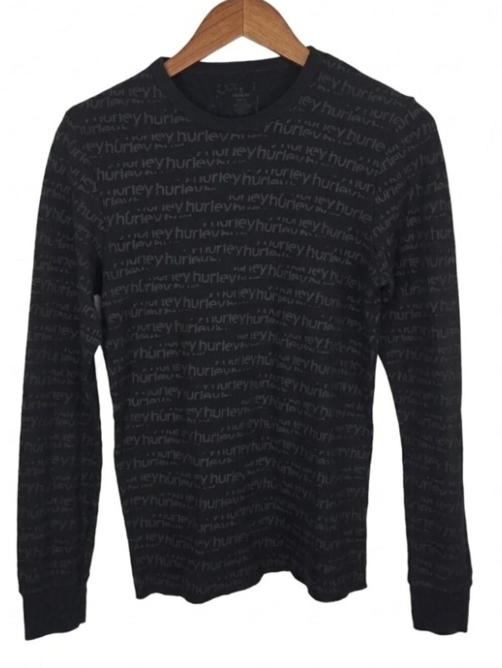 HURLEY long sleeve black top